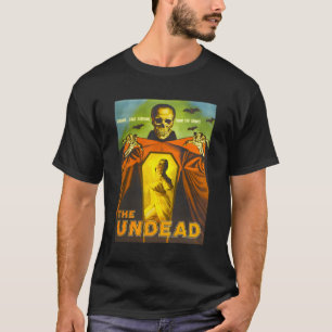 Creepy Skeleton Halloween Monster Horror Film T-shirt