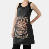 Creepy Skeleton Hands Pumpkin Skull Schort (Insitu)