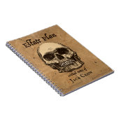 Creepy Skull en Bot Estate Planning Notitieboek (Rechterzijde)