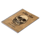 Creepy Skull en Bot Estate Planning Notitieboek (Linkerzijde)