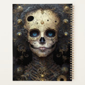 Creepy Skull Gothic Dark Fantasy Art Planner (Achterkant)