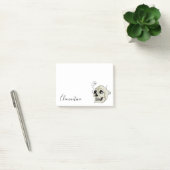 Creepy Skull Illustratie | Jouw namen toevoegen Post-it® Notes (Kantoor)
