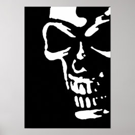 Creepy Skull Poster