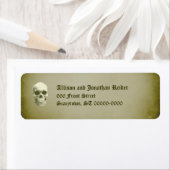 Creepy Skull Return Address Labels (Insitu)