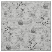 Creepy Skulls Victoriaans gothic Fabric Stof (Swatch)