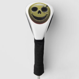 Creepy Smiley Skull Driver Hoesje Golfheadcover