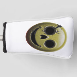 Creepy Smiley Skull Golf Putter Hoesje Golfheadcover