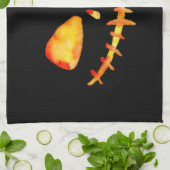 Creepy Smiling Jack O' Lantern Face Theedoek (Gevouwen)