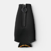 Creepy Smiling Jack O' Lantern Flesjeskoeler (Achterkant)