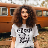 Creepy Spider Halloween Creep It Real T-shirt