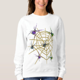 Creepy Spider Halloween Sweatshirt
