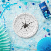 Creepy Spider Web Halloween Papieren Bordje (Feest)