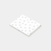 Creepy Spiders Black and White Pattered Post-it® Notes (Schuin)