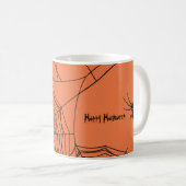 Creepy Spiderweb Coffee Mok (Voorkant rechts)