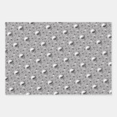 Creepy Spiderwebs en Skull Halloween Inpakpapier Vel (Voorkant 2)