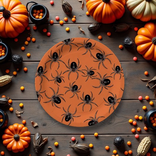 Creepy Spiers Papieren Bordje