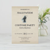 Creepy Spooky Grim Reaper  Halloween Kaart (Staand voorkant)