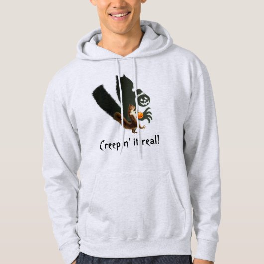 Creepy Squirrel Shadow Hoodie (Voorkant)