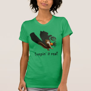 Creepy Squirrel Shadow T-shirt