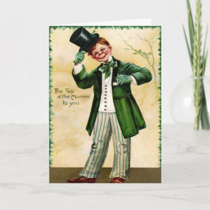 Creepy St. Patrick's Day Card Feestdagen Kaart
