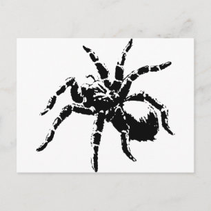 Creepy Tarantula-ontwerp Briefkaart