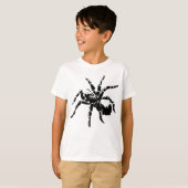 Creepy Tarantula-ontwerp T-shirt (Voorkant volledig)