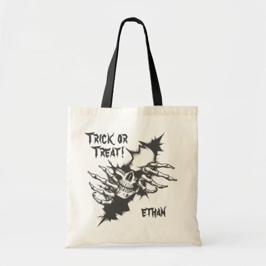 Creepy Trick or treat Tote Bag (Voorkant)