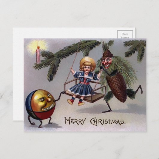  Creepy Victoriaans Briefkaart (Voorkant / Achterkant)