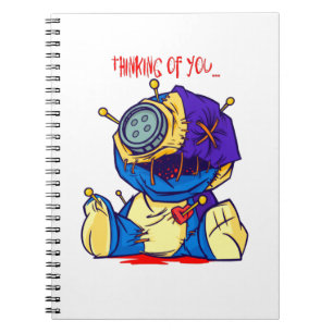 Creepy Voodoo Speelgoed - DENKEN AAN U Notitieboek