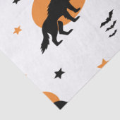 Creepy Wolf Pack Halloween Tissuepapier (Detail)
