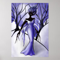 Creepy Woman Monster Macabre Art