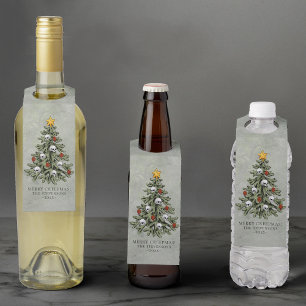 Creepy XMAS Een zeer gotische kerstboom grunge Flessenhanger