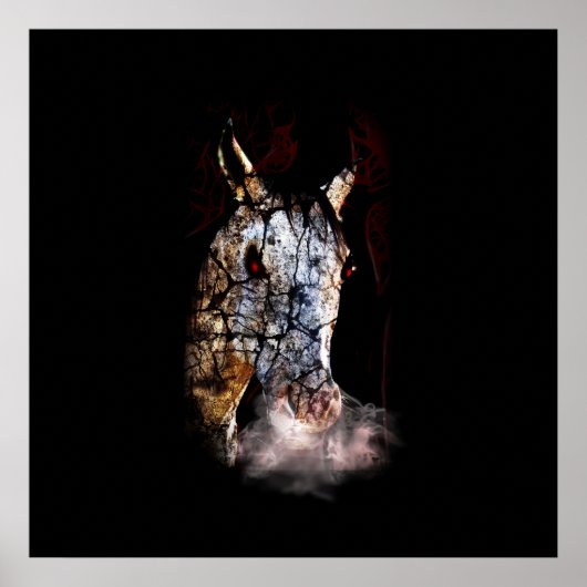 Creepy Zombie Horse Poster (Voorkant)