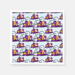 Creepy Zombies Spooky Halloween Party Servet