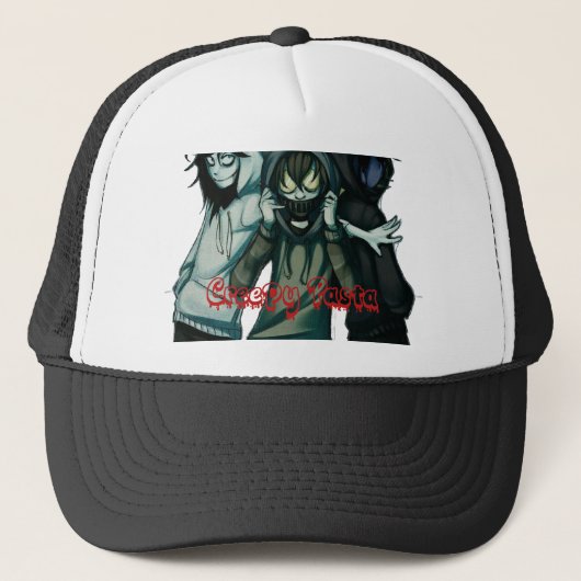 Creepypasta Trucker Hat Pet (Voorkant)
