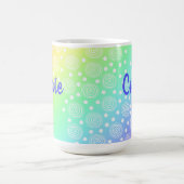 Créer Arc-en-ciel Gradient café Mug (Centre)