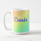 Créer Arc-en-ciel Gradient café Mug (Gauche)