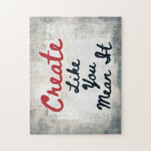 Créer Comme Vous Voulez Dire It Jigsaw Puzzle (Vertical)