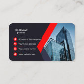 Créer des Cartes de visite professionnels modernes (Dos)