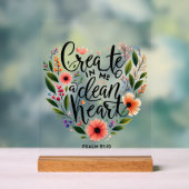 Créer en moi un coeur propre fleuri (Neutre)