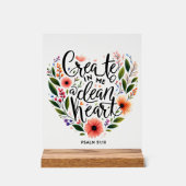 Créer en moi un coeur propre fleuri (Recto)