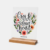 Créer en moi un coeur propre fleuri (Angle)