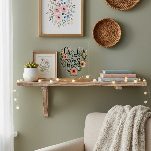 Créer en moi un coeur propre fleuri