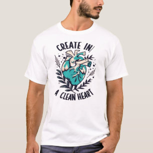 Créer En Moi Un T-shirt Coeur Propre