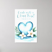 Créer en moi une toile de coeur propre (Recto)