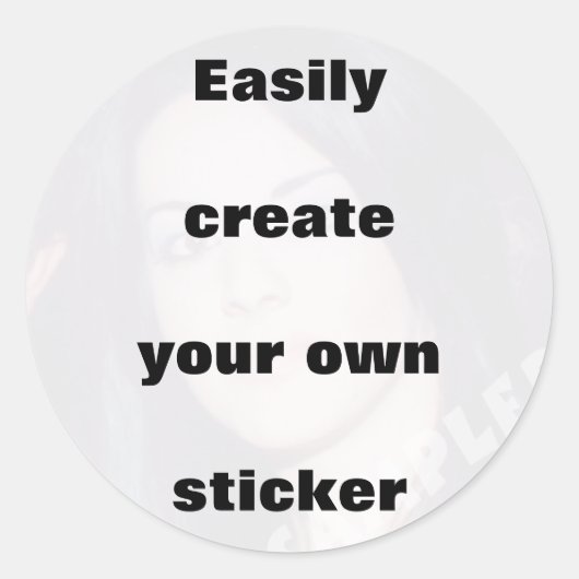 Créer facilement votre propre autocollant Supprime (Devant)