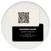 Créer instantanément un code QR | Modifiable blanc