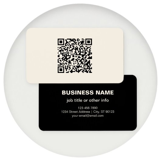 Créer instantanément un code QR | Modifiable blanc