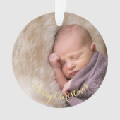 Créer la première photo de Noël du bébé 1er Photo (devant)