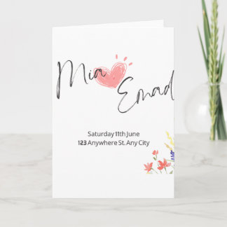 Créer mon invitation de mariage